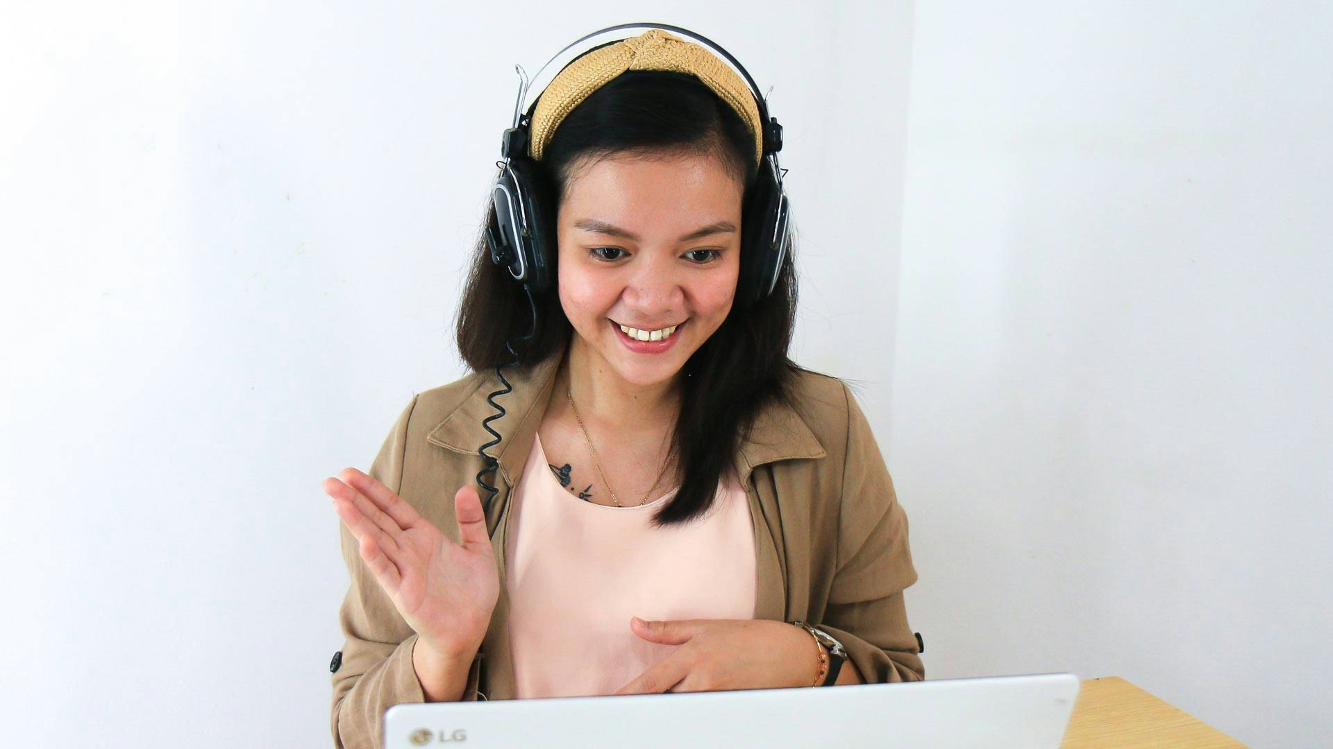 Millennial on a Video Call